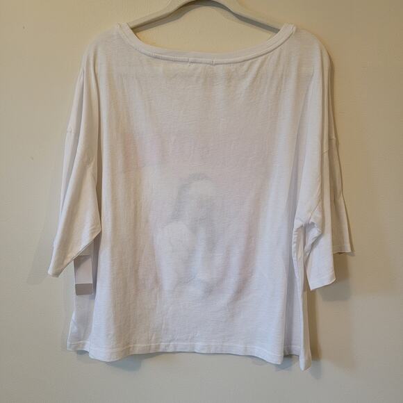 NEW Nordstrom BP Aaliyah T-Shirt XL Boxy 90s Hip Hop Band Tee - Picture 5 of 7